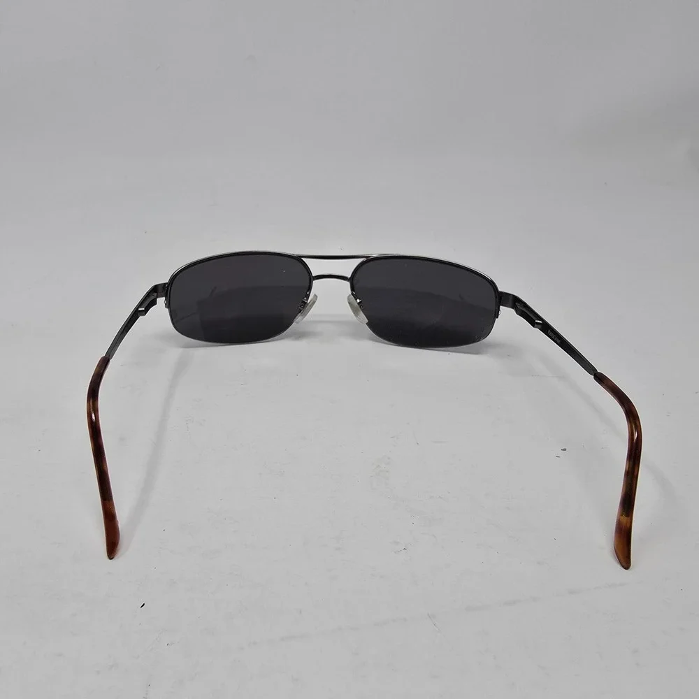 Foster Grant Hunter‎ KM0403 Aviator Gunmetal Brown Sunglasses